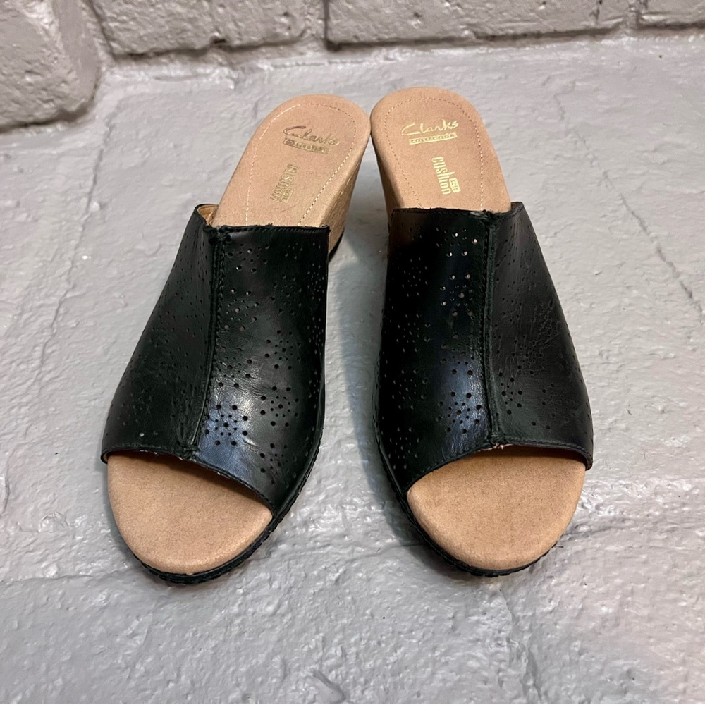 Clarks Helio Corridor Wedge, size 11M, black